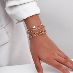 Argent Craft Bohemian Style (4pc) bracelet (gold)