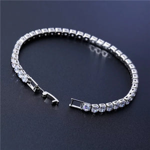 Argent Craft Tennis Bracelet with Silver Zirconia