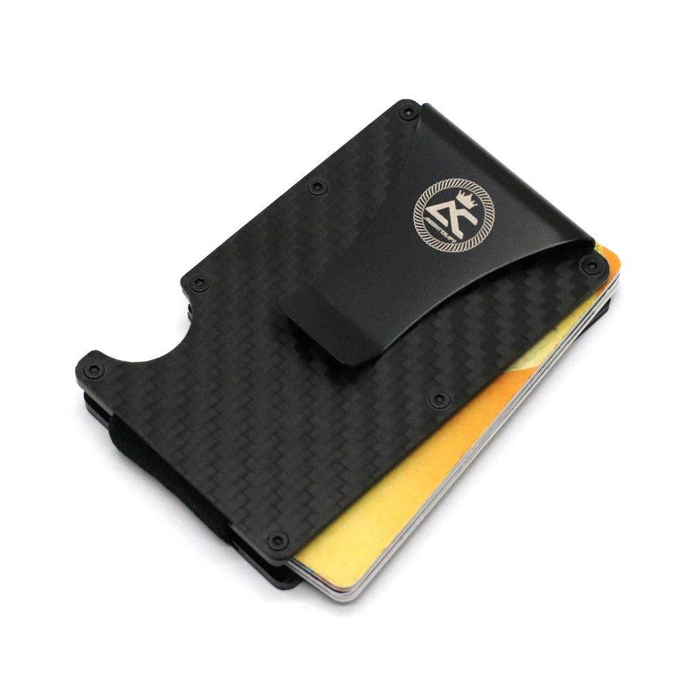 Argent Craft Minimalist Card Holder Wallet - Carbon Fibre