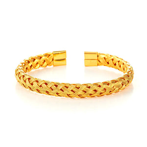 Argent Craft Roman cable Bracelet 3 set (gold)
