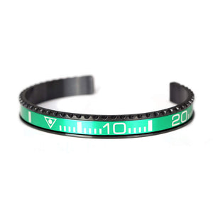 Argent Craft Speed Bracelet (Black and green rim)