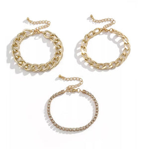 Argent Craft Vintage Tokyo 3 Set Bracelet (gold)