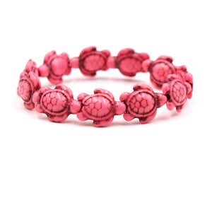 Argent Craft Turtle Strength Bangle (pink)