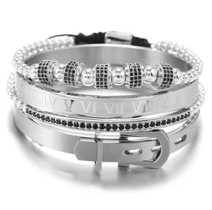 Argent Craft Roman Ruler Belt 4 set (silver)