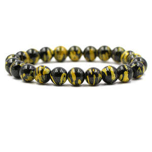 Argent Craft Black & Yellow Stone Bracelet