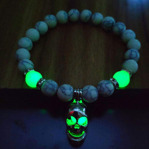 Argent Craft Glow In The Dark Skull Rebirth Bracelet