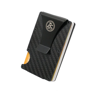 Argent Craft Minimalist Card Holder Wallet - Carbon Fibre