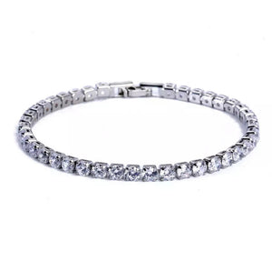 Argent Craft Tennis Bracelet with Silver Zirconia
