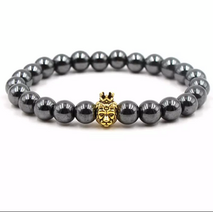 Argent Craft Hematite & Royalty Bracelet (Gold)