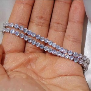 Argent Craft Tennis Bracelet with Silver Zirconia